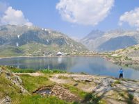 Blick über den Totensee am Pass &ndash; &copy; Gisela Hohlfeld (Eberhardt TRAVEL)