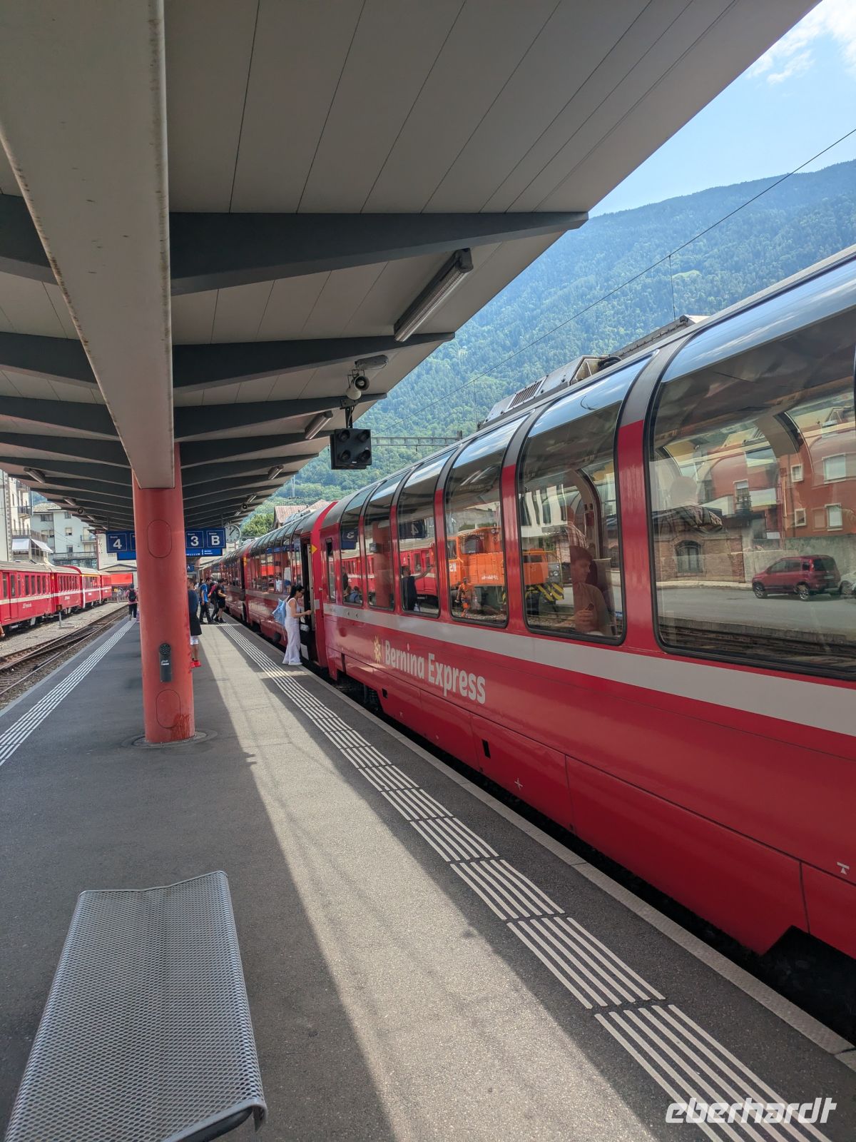 Bahnhof im italienischen Tirano &ndash; &copy; Günter Thomas Menzel (Eberhardt TRAVEL)
