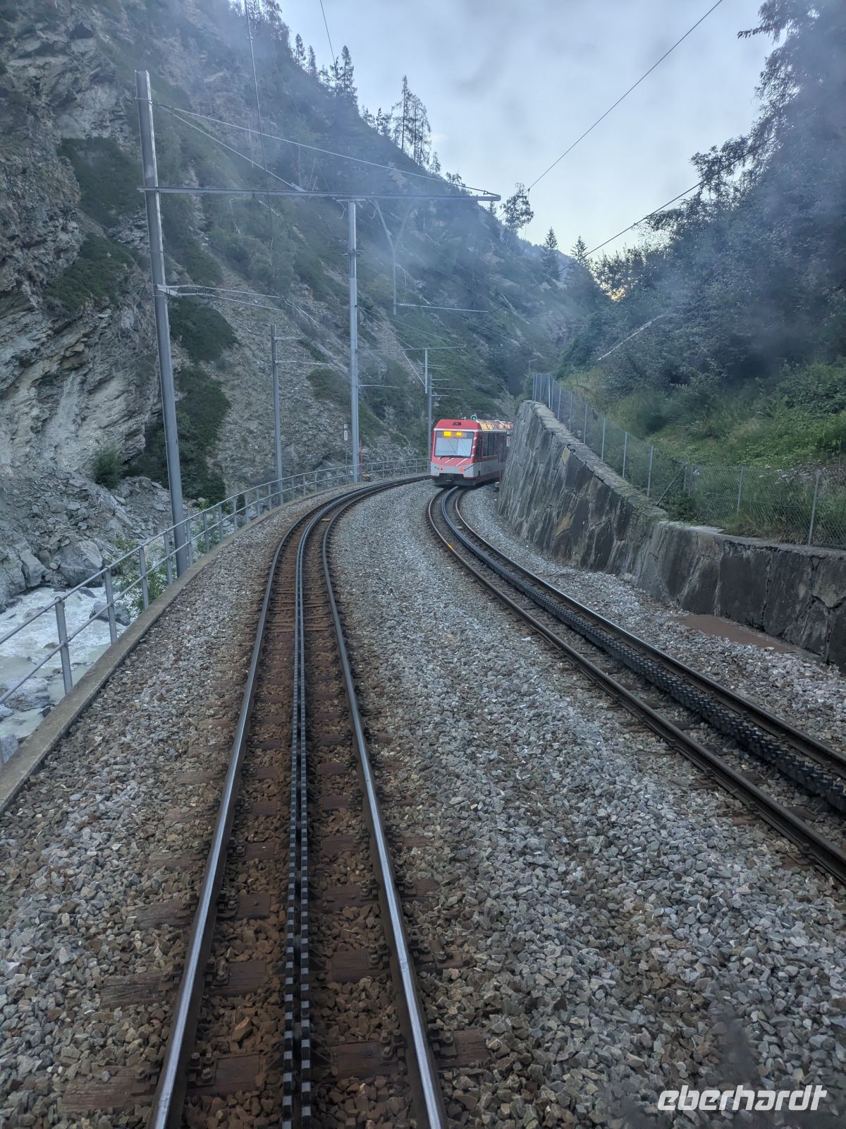 kurz vor Zermatt &ndash; &copy; Günter Thomas Menzel (Eberhardt TRAVEL)
