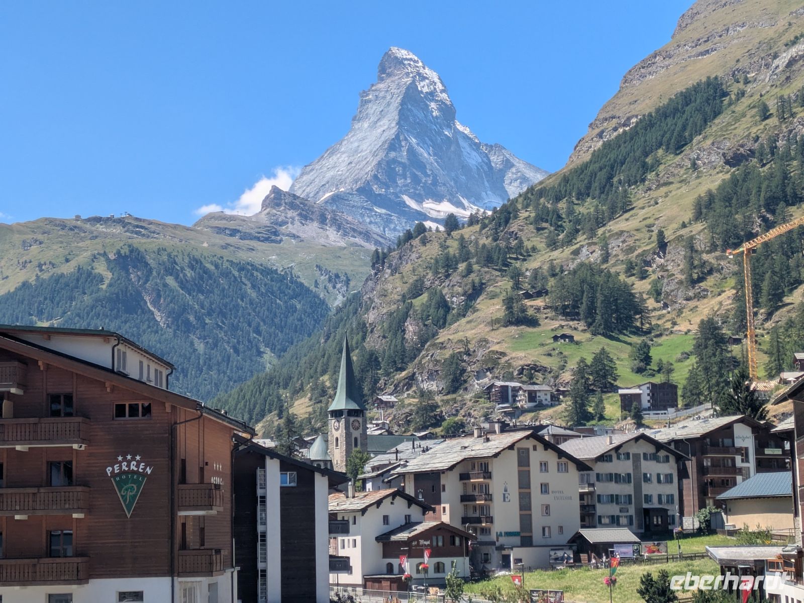 Blick von Zermatt aus &ndash; &copy; Günter Thomas Menzel (Eberhardt TRAVEL)