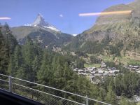 Blick aus der Gornergratbahn