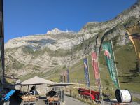Blick auf den Säntis von unserem Hotel aus