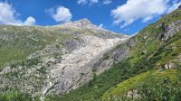 Das war mal der Rhonegletscher