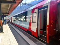 Fahrt mit dem Glacier-Express (Halt in Brig) &ndash; &copy; Steffen Mucke (Eberhardt TRAVEL)