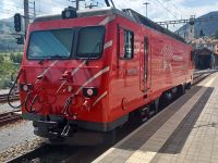 Fahrt mit dem Glacier-Express (Lokwechsel) &ndash; &copy; Steffen Mucke (Eberhardt TRAVEL)