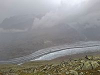 auf dem Bettmerhorn... (Blick auf den Großen Aletschgletscher)