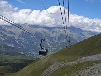 Fahrt mit dem Eiger-Express von der Station 