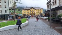 Blick zum Bahnhof in Tirano