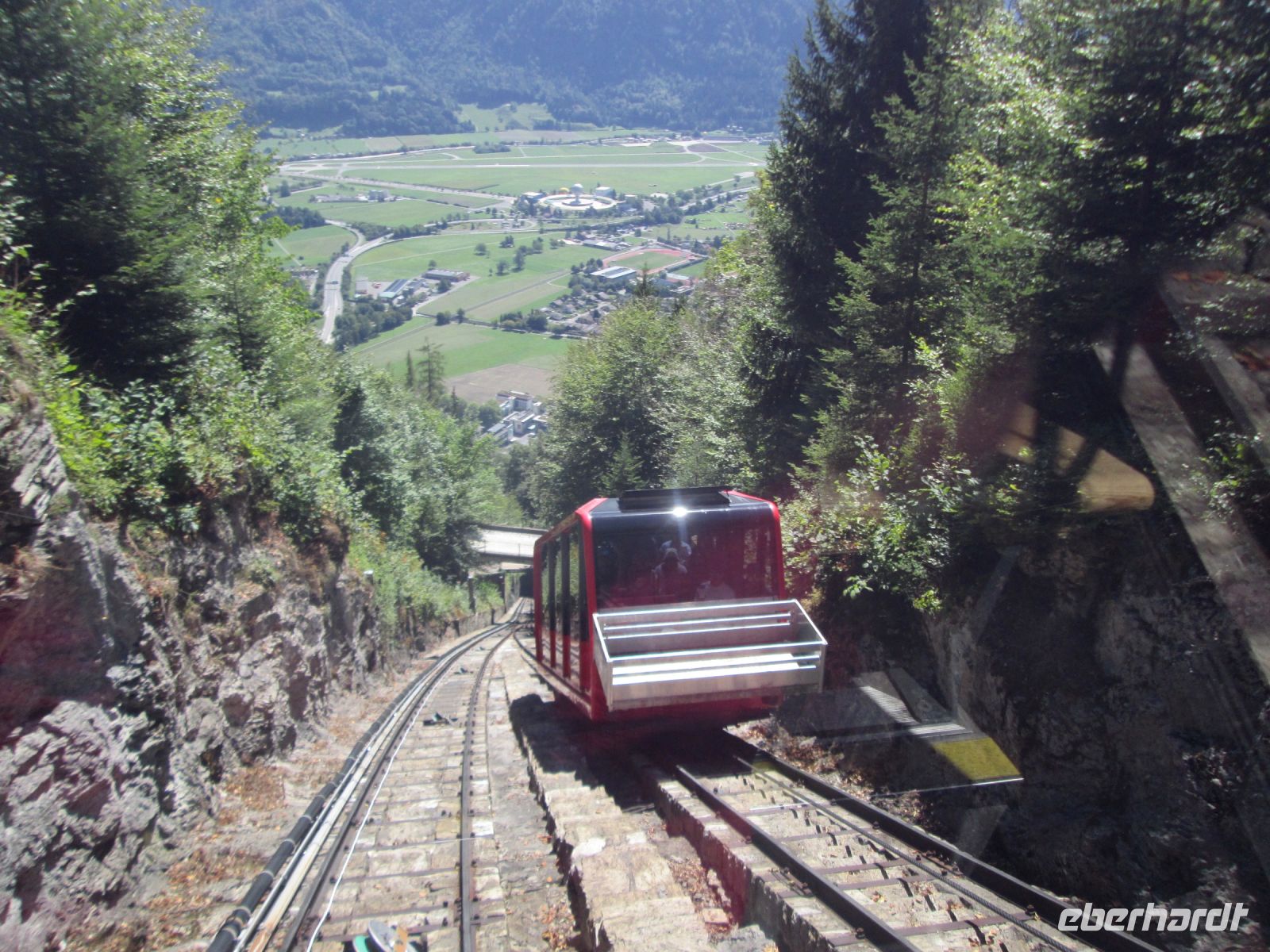 Ausweichstelle der Harder Kulm Bahn &ndash; &copy; Heike Heinen (Eberhardt TRAVEL)