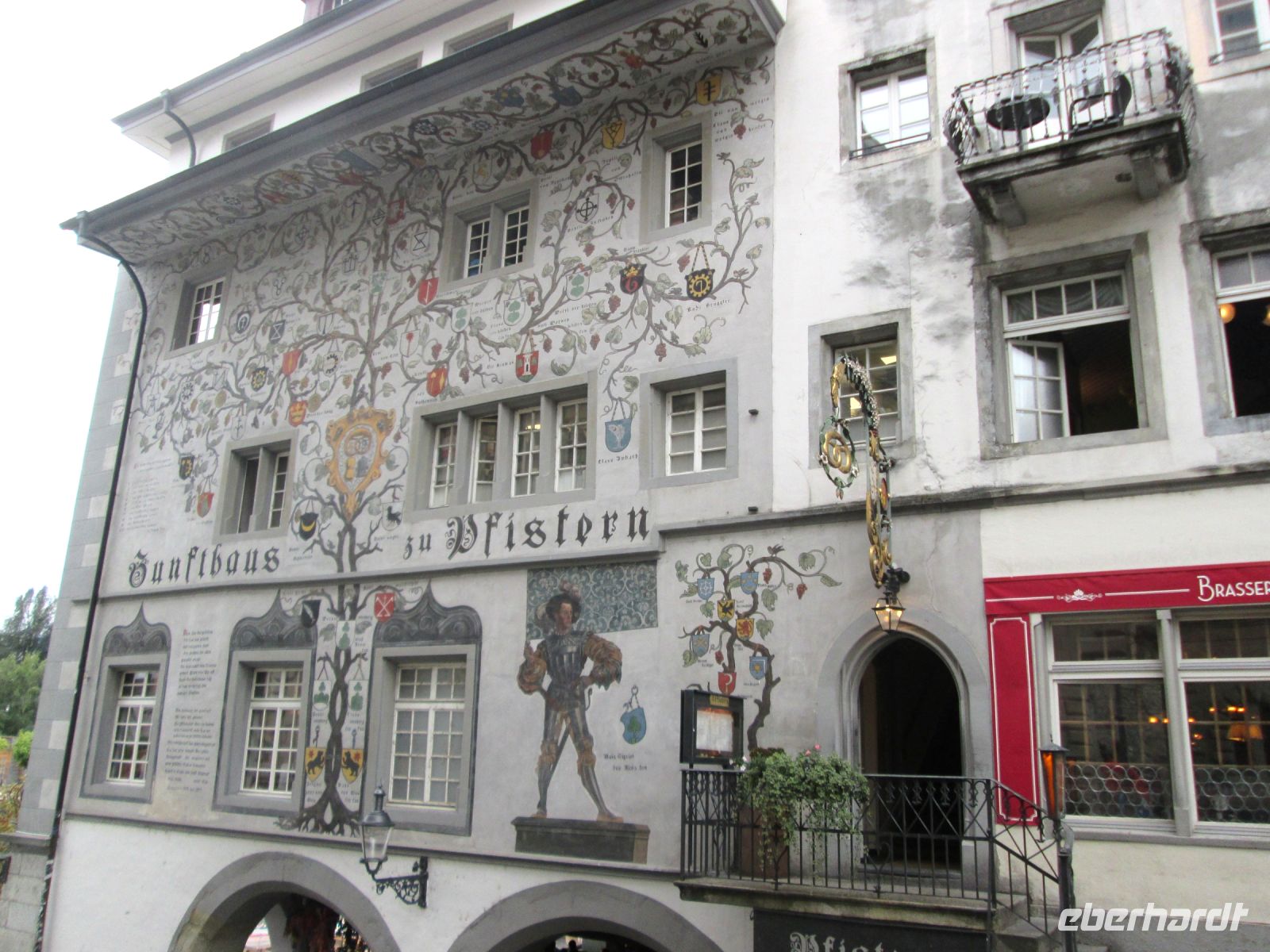 Luzern: Zunfthaus mit Malerei &ndash; &copy; Heike Heinen (Eberhardt TRAVEL)