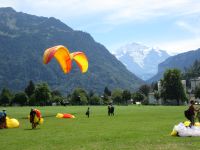 die Höhematte ist Landeplatz für die Paraglyder &ndash; &copy; Heike Heinen (Eberhardt TRAVEL)