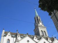 St. Gallen: Turm und Dach von St. Laurenzen (evengelisch) &ndash; &copy; Heike Heinen (Eberhardt TRAVEL)