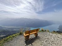 auf dem Brienzer Rothorn... (Blick auf den Brienzersee)