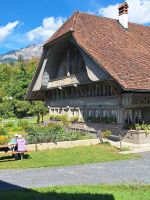 130 Besuch im Schweizerischen Freilichtmuseum Ballenberg - Haus von einem Großbauer mit Bauerngarten &ndash; &copy; Annette Probst-Weise (Eberhardt TRAVEL)