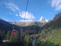 Fahrt von Zermatt zum Kleinen Matterhorn...