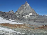 Fahrt vom Kleinen Matterhorn nach Zermatt...