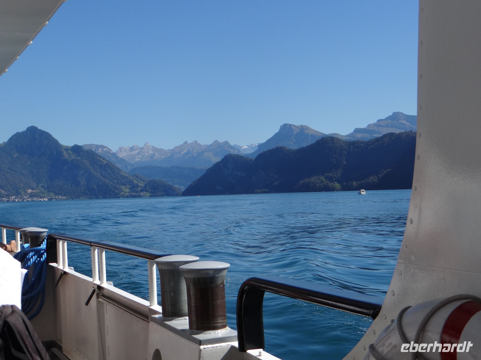 Schönstes Wetter für eine Schifffahrt auf dem Vierwaldstätter See. &ndash; &copy; Vivian Kreft (Eberhardt TRAVEL)