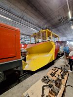 219 Vitznau -Depotführung im Depot der Rigi Bahn - Schneepflug &ndash; &copy; Annette Probst-Weise (Eberhardt TRAVEL)