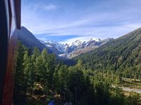 Fahrt mit dem Bernina-Express... (Morteratsch-Gletscher) &ndash; &copy; Katrin Deutschbein (Eberhardt TRAVEL)