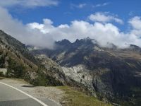 Rhonegletscher bzw. Blick zur Furkapass-Straße