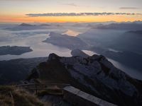 Sonnenaufgang auf dem Pilatus...