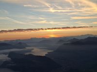 Sonnenaufgang auf dem Pilatus...