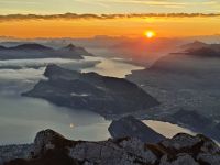 Sonnenaufgang auf dem Pilatus...