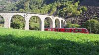 Er verlässt das Viadukt Richtung Tirano &ndash; &copy; Andreas Kunzmann (Eberhardt TRAVEL)