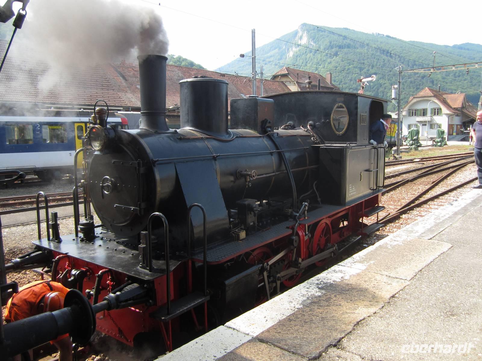 Dampfzug Chluser Schnägg &ndash; &copy; Gisela Gerlach (Eberhardt TRAVEL)