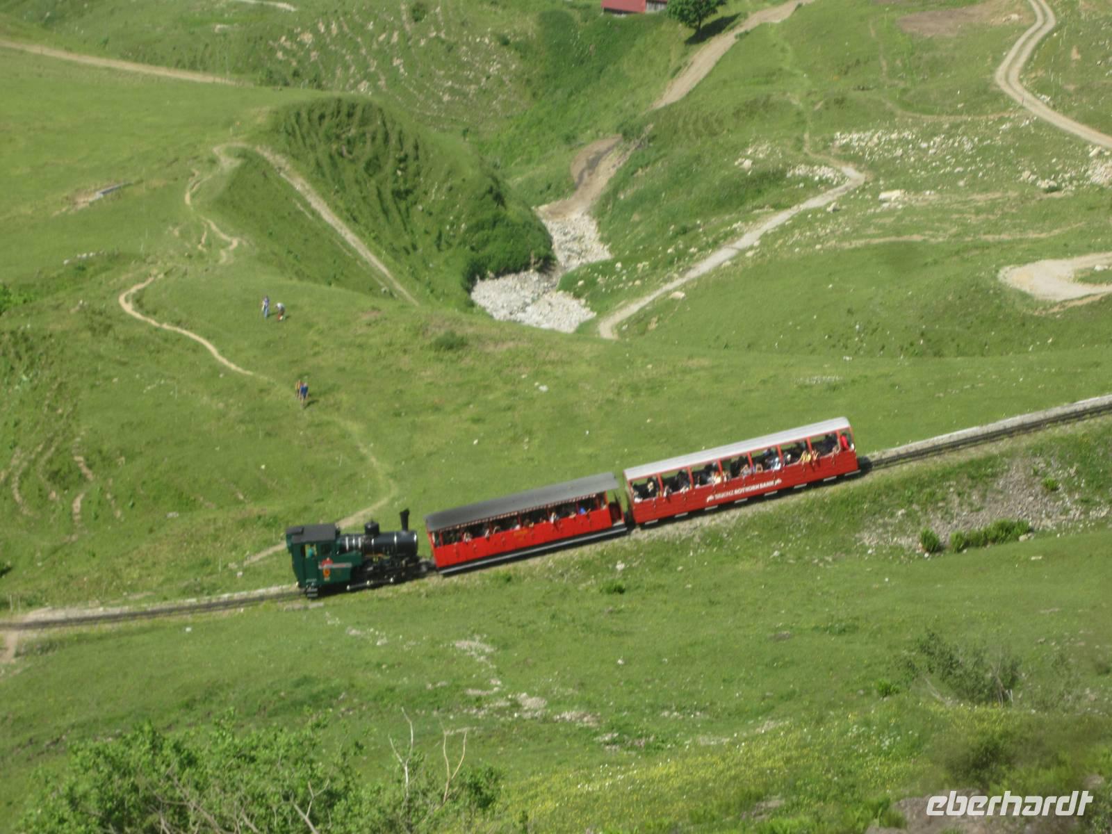 Fahrt mit der Brienzer Rothornbahn &ndash; &copy; Gisela Gerlach (Eberhardt TRAVEL)