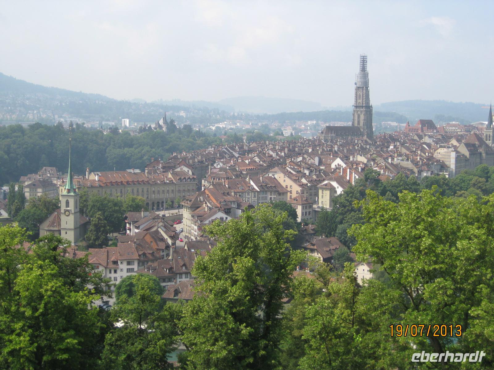 IMG_3583 Welch herrlicher Ausblick auf Bern vom Rosengarten &ndash; &copy; Johanna Vogt (Eberhardt TRAVEL)