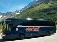 Unser Reisebus im Lötschental &ndash; &copy; Steffen Mucke (Eberhardt TRAVEL)