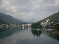 Blick auf den St. Moritz-See