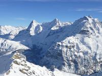Schilthorn - Panorama zu Eiger Mönch und Jungfrau &ndash; &copy; Claudia Bernhardt (Eberhardt TRAVEL)