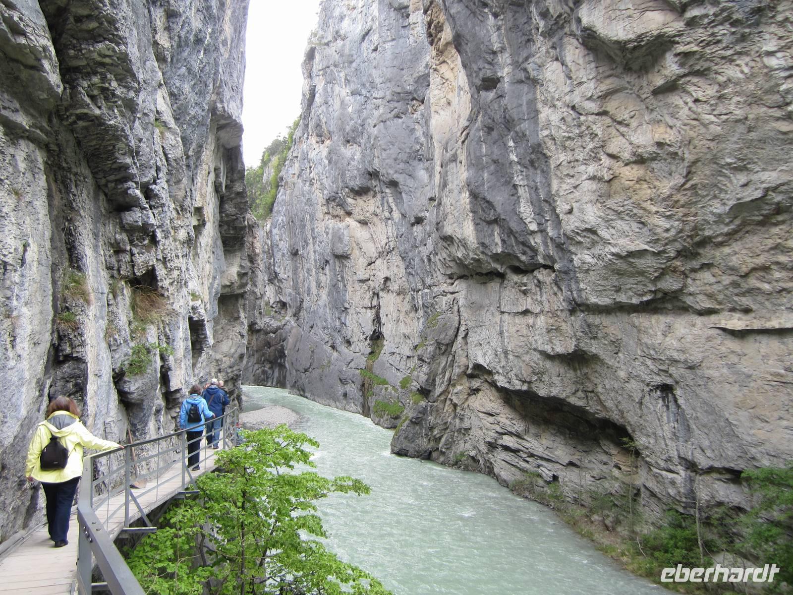 Aareschlucht &ndash; &copy; Gisela Gerlach (Eberhardt TRAVEL)