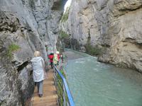 in der Aareschlucht &ndash; &copy; Gisela Preuß (Eberhardt TRAVEL)