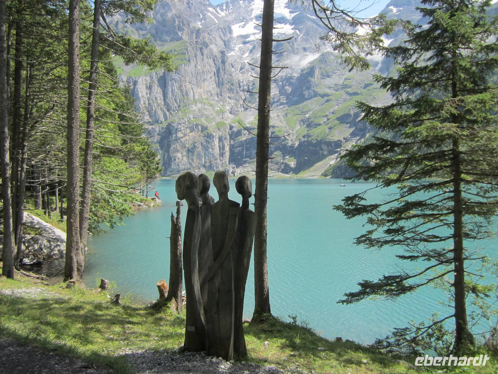 Skulpturenweg am Oeschinen See &ndash; &copy; Gisela Gerlach (Eberhardt TRAVEL)