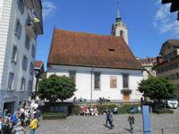Stadtführung in Luzern (St.-Peters-Kapelle an der Kapellbrücke)