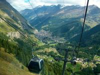 Auffahrt zum Klein Matterhorn