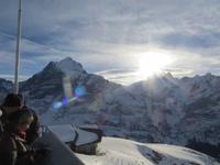 168 Ausflug auf den First -Blick zum Schreckhorn 4.078 Meter und zum Lauteraarhorn 4.042 Meter &ndash; &copy; Annette Weise (Eberhardt TRAVEL)