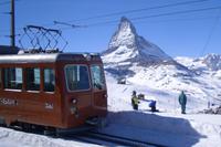 Fahrtimpressionen von der Gornergratbahn