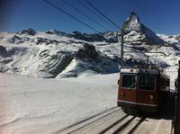 Fahrtimpressionen von der Gornergratbahn &ndash; &copy; Katrin Deutschbein (Eberhardt TRAVEL)