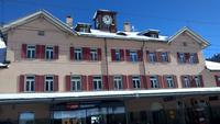 IMPontresina-Beginn unserer Fahrt mit dem Bernina-ExpressG 20160211 110644 &ndash; &copy; Gisela Gerlach (Eberhardt TRAVEL)