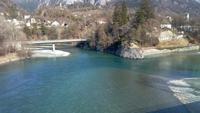 Glacier-Express-Reichenau-Zusammenfluss Hinter-u.Vorderrhein &ndash; &copy; Gisela Gerlach (Eberhardt TRAVEL)