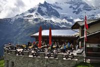Glacier-Bernina-Reise, Abendessen auf Sunnegga &ndash; &copy; Annette Weise (Eberhardt TRAVEL)