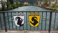 Interlaken, Spaziergang durch die Stadt und nach Unterseen