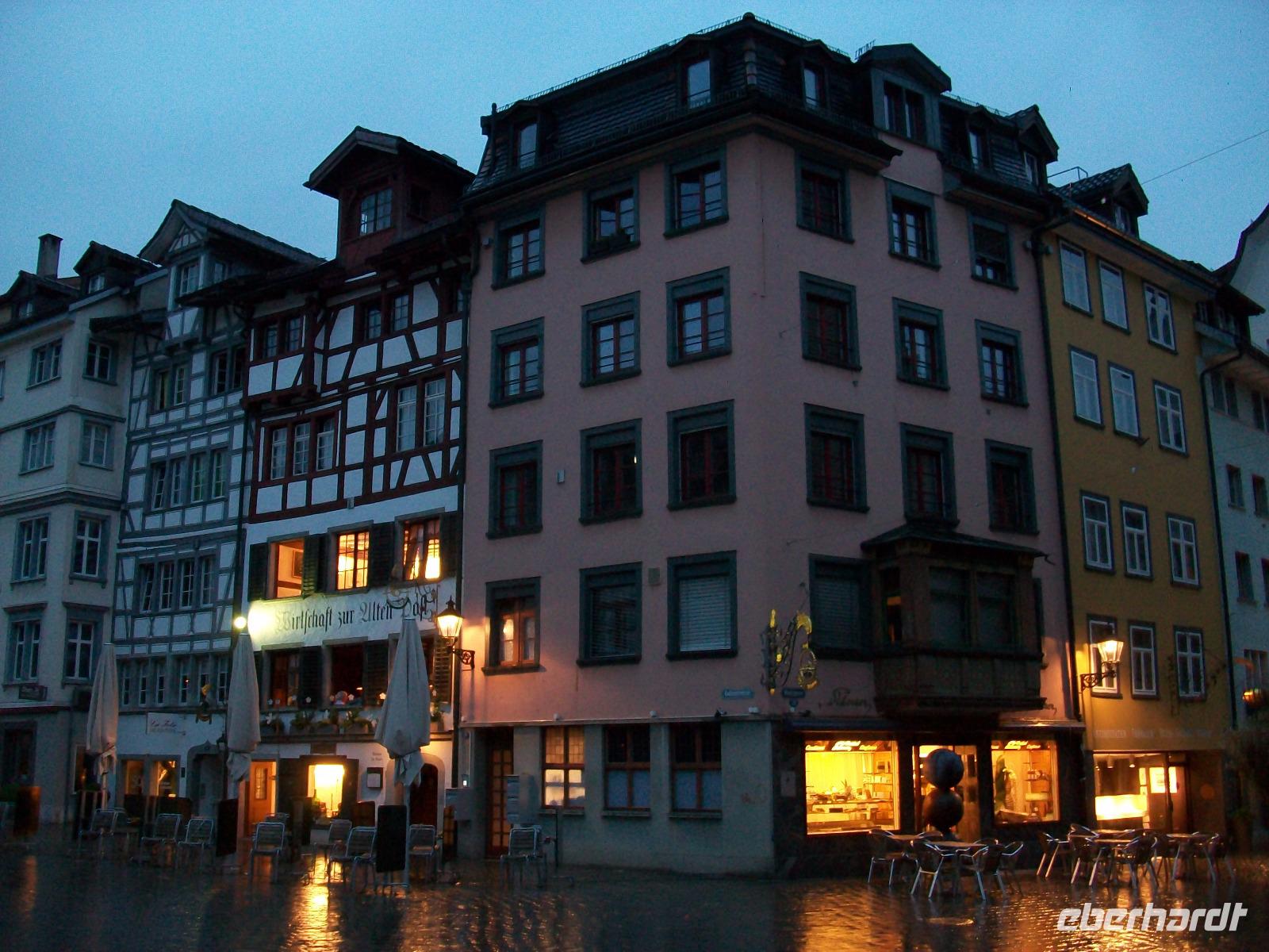 Sankt Gallen am Abend &ndash; &copy; Steffen Mucke (Eberhardt TRAVEL)