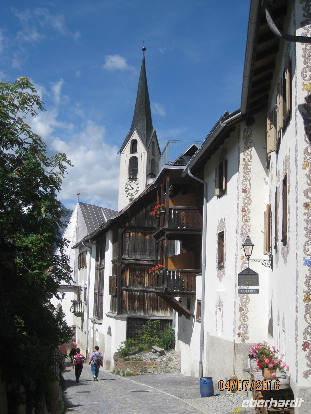Zu Besuch in Guarda &ndash; &copy; Johanna Vogt (Eberhardt TRAVEL)