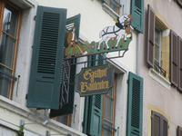 Büren. Gasthofschild &ndash; &copy; Peter Großer (Eberhardt TRAVEL)