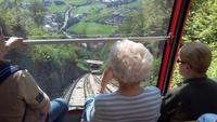 Interlaken. Fahrt zum Hausberg- Harder Kulm